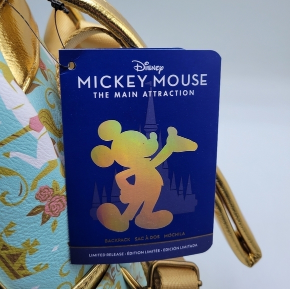 Loungefly Prince Charming Regal Carrousel Mickey Main Attraction Disney Backpack - Picture 6 of 8